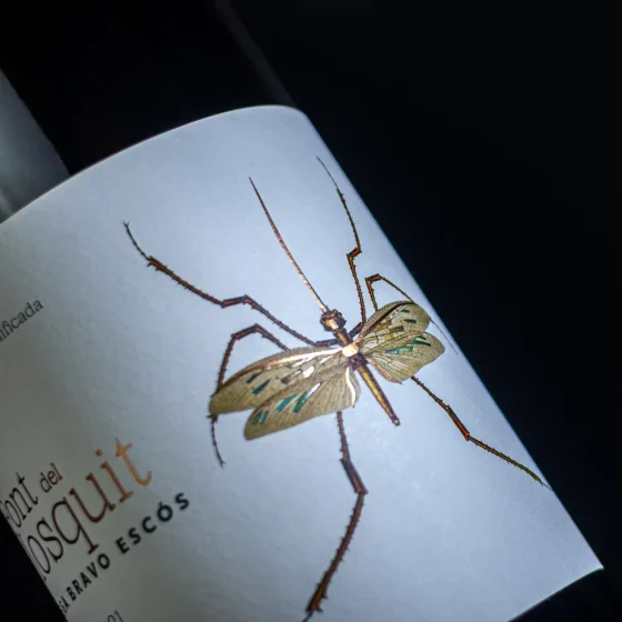 Etiqueta adhesiva impresión Offset 5 colores + 2 stampings -- Soporte Gesso WS