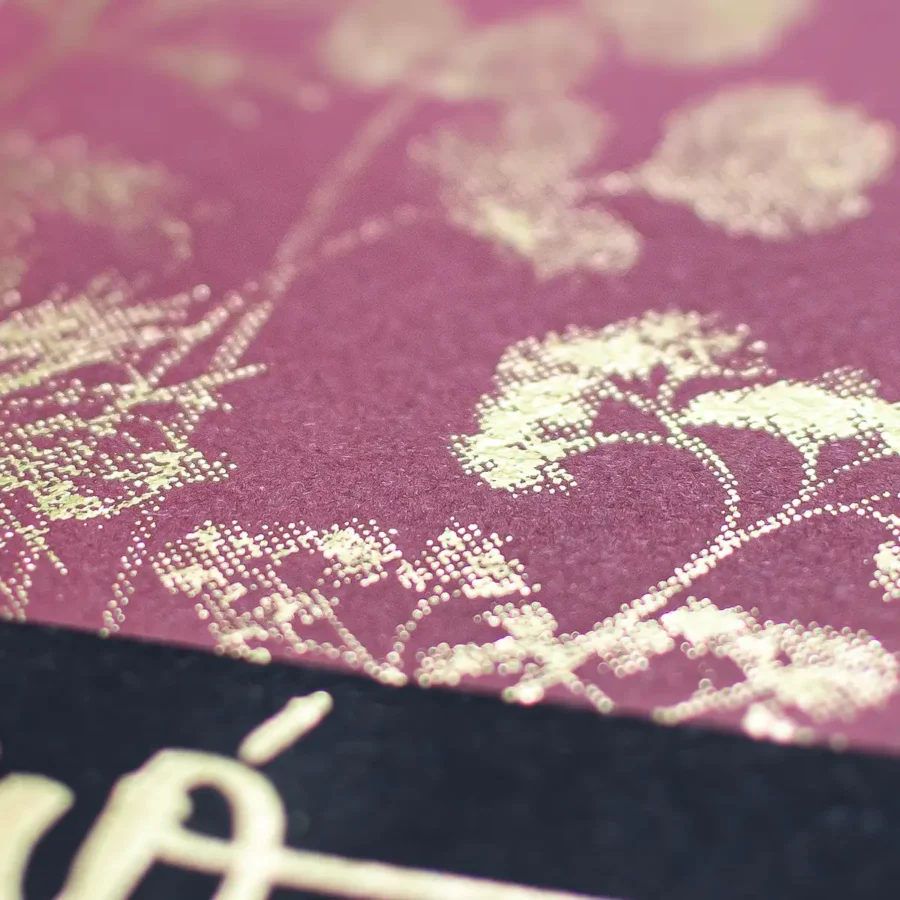 Etiquetas para botellas de vino - Etiqueta adhesiva impresión Serigrafia mate 3 colores + stamping -- Soporte Gesso